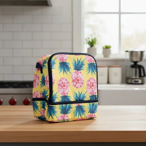 Bolso térmico lonchera con aislante · 26x25x15 cm