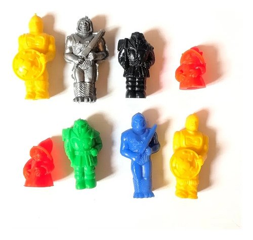 He-Man · 8 miniaturas para punta de lápiz (Mattel original 1984-85) - Imagen 3