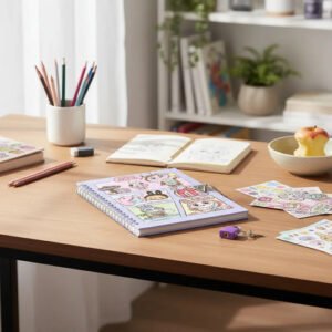 Labubu · Cuaderno diario íntimo con candado (48 hojas)