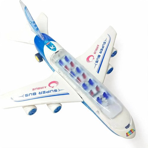 Avión Airbus a pilas con luz, sonido y movimiento - Imagen 3