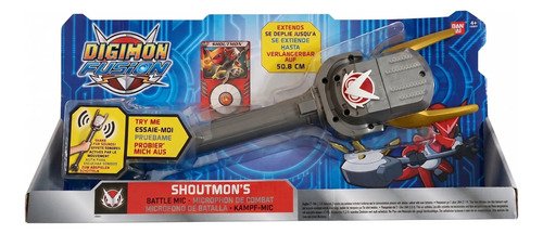 Digimon Fusion · Espada extensible Shoutmon con sonidos (Bandai)