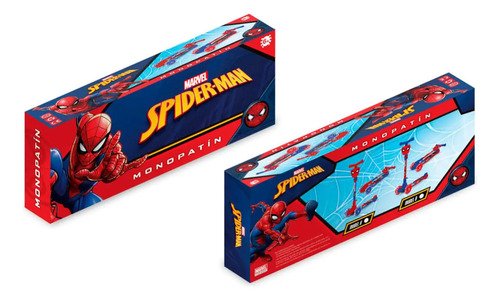 Monopatín plegable 3 ruedas con luz · Spider-Man - Imagen 3