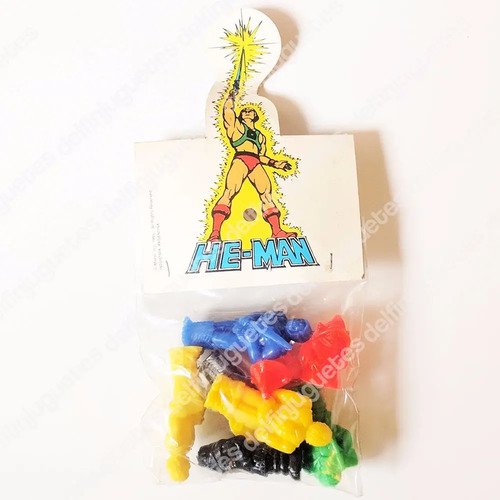He-Man · 8 miniaturas para punta de lápiz (Mattel original 1984-85) - Imagen 2