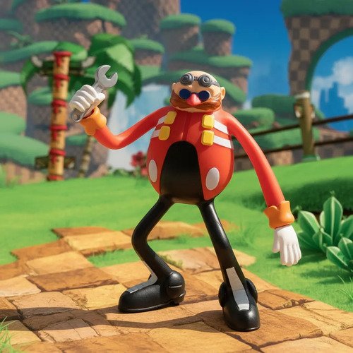 Sonic · Dr. Eggman de goma flexible Bend-Ems (original)