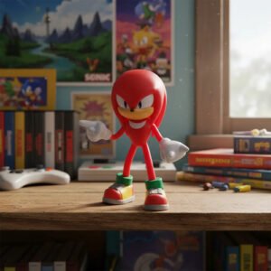 Sonic · Knuckles de goma flexible Bend-Ems (original)