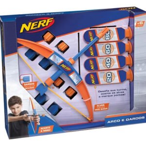 Nerf · Arco y flecha con dardos y objetivos