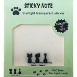 Sticky notes transparentes Gatitos