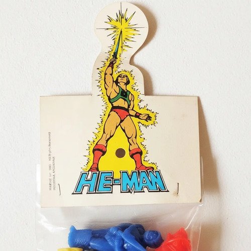 He-Man · 8 miniaturas para punta de lápiz (Mattel original 1984-85) - Imagen 9