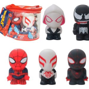 Spider-Man · Set de 5 muñecos de 10 cm con estuche (Marvel)