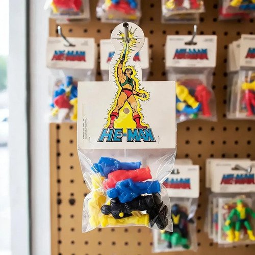 He-Man · 8 miniaturas para punta de lápiz (Mattel original 1984-85) - Imagen 7