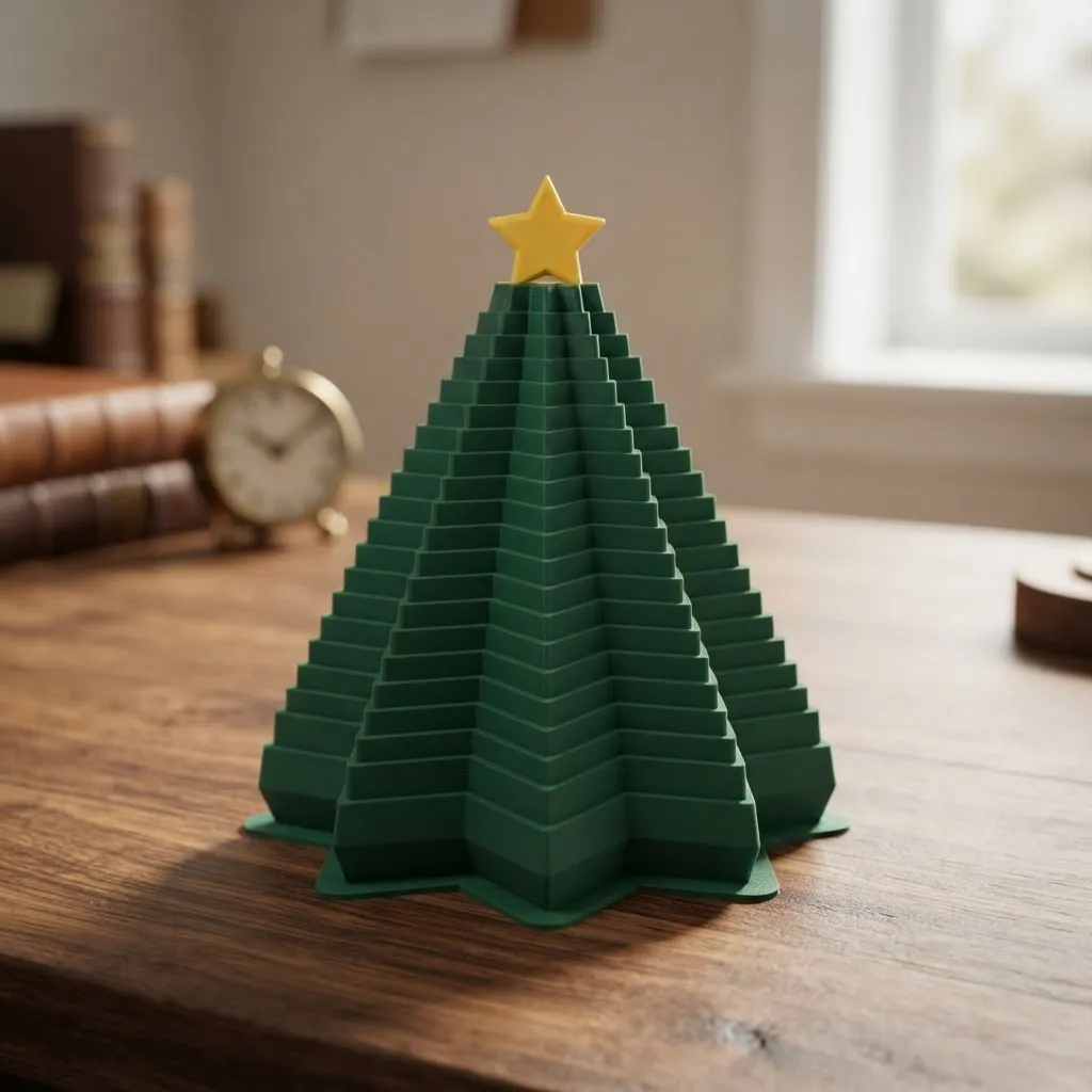 Fidget spinner árbol de Navidad plegable