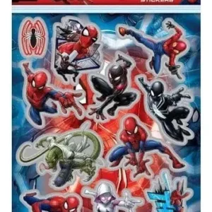 Stickers de Spider-Man · 2 planchas (Marvel)