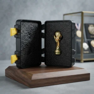 Copa del mundo con estuche