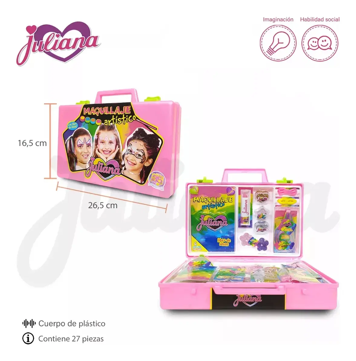 Valija Juliana · Maquillaje artístico grande
