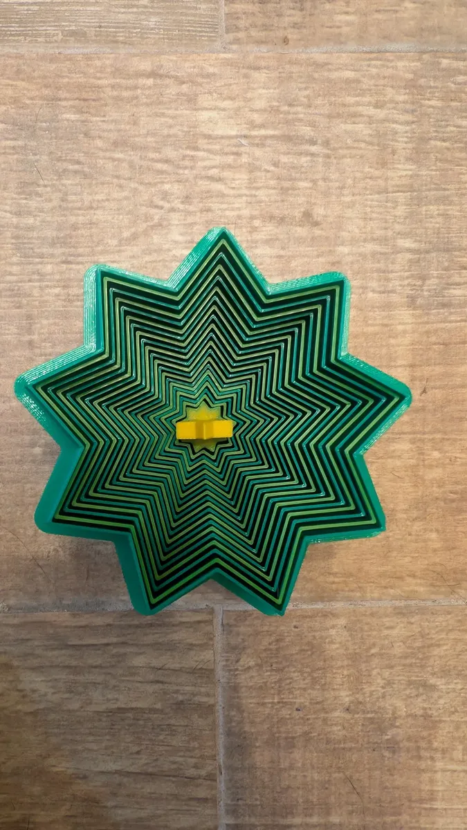 Fidget spinner árbol de Navidad plegable
