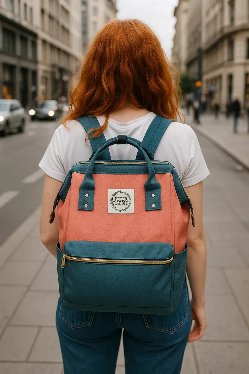 Bolso mochila kawaii estilo Himawari · 38 x 28 x 17 cm