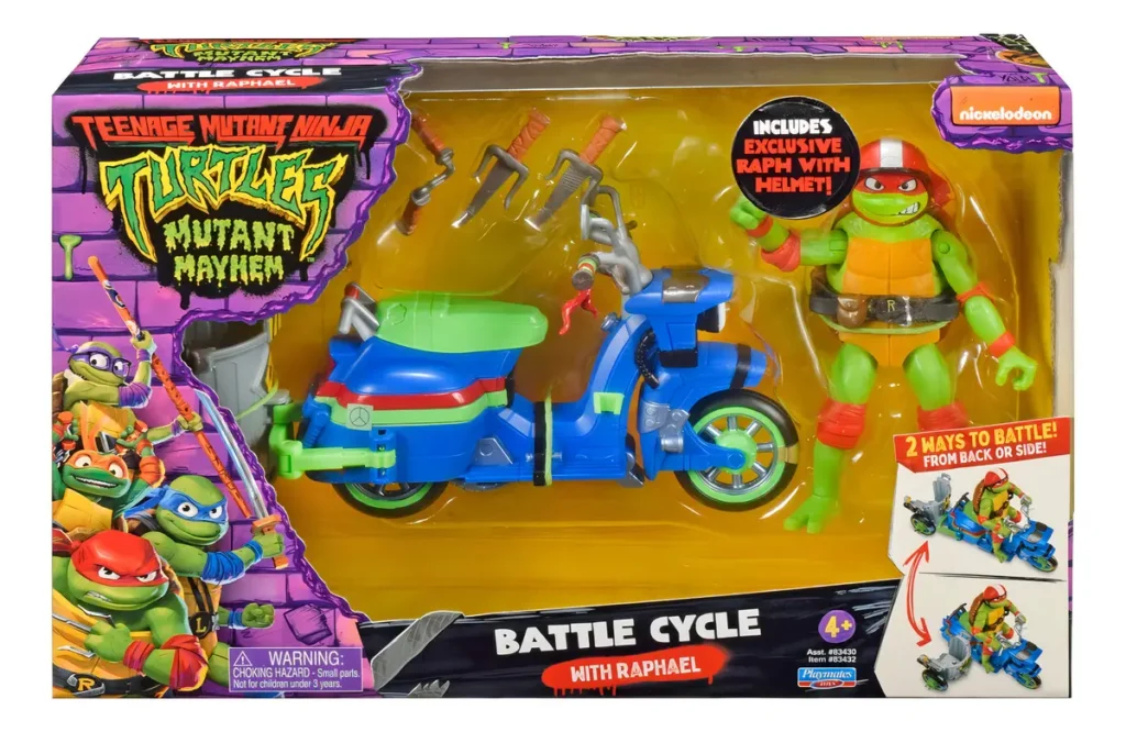 Tortugas Ninja · Battle Cycle con Rafael (Mutant Mayhem)
