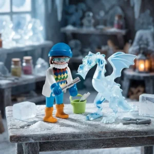 Playmobil Special Plus 5374 · Escultora de hielo con dragón
