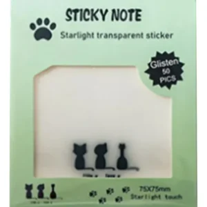 Sticky notes transparentes Gatitos