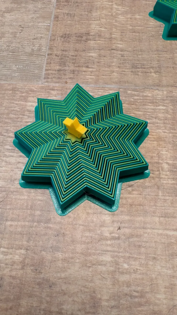 Fidget spinner árbol de Navidad plegable