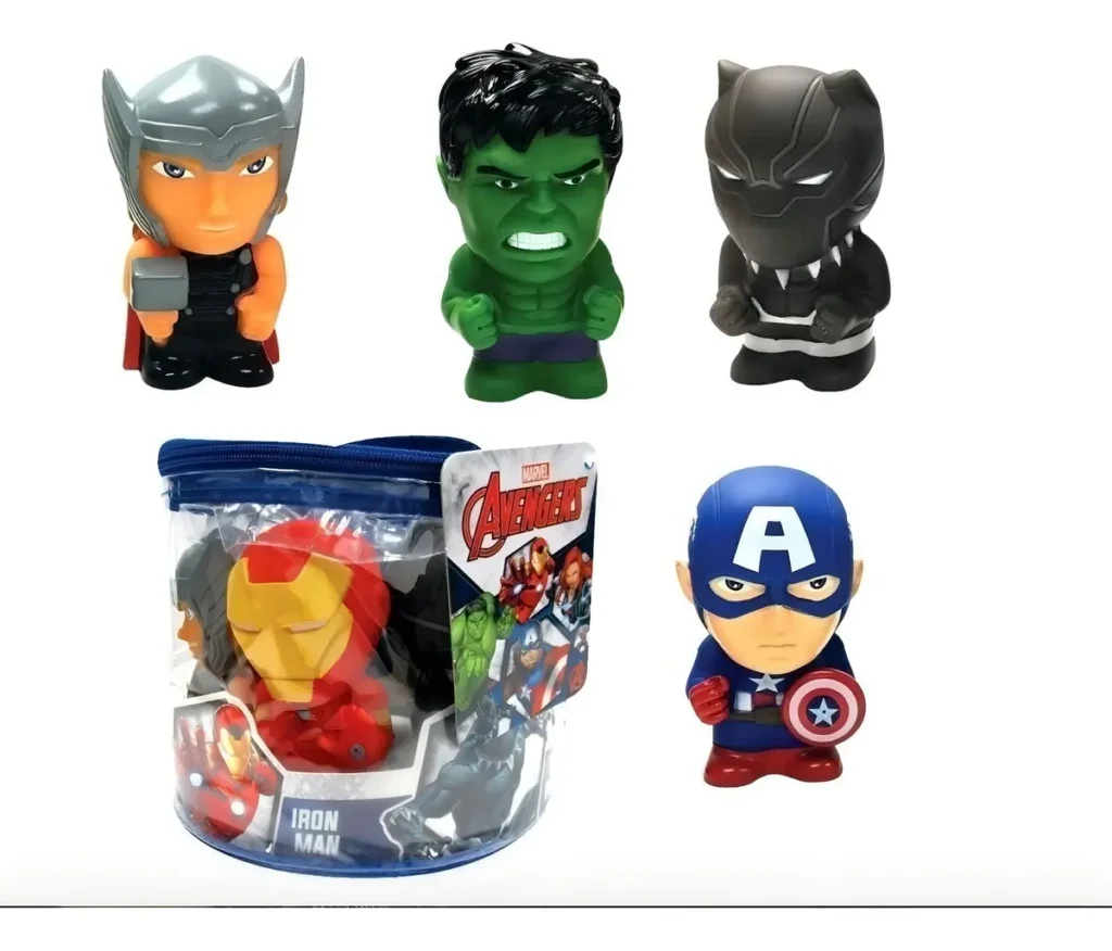 Avengers · Set de figuras de goma 9 cm (Tapimovil)