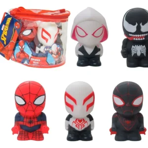 Spider-Man · Set de 5 muñecos de 10 cm con estuche (Marvel)