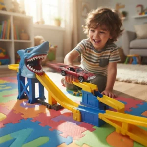 Pista compatible autos Hot Wheels · Shark Tiburón