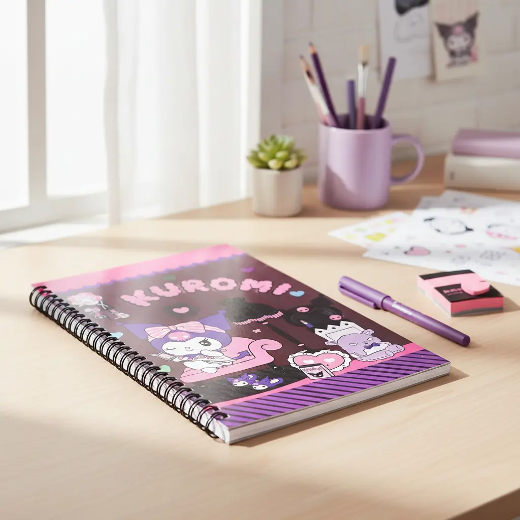 Cuaderno anotador Kuromi anillado