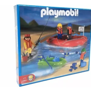 Playmobil Kit Rafting 1-9521 · Bote con figuras (Antex, retro)