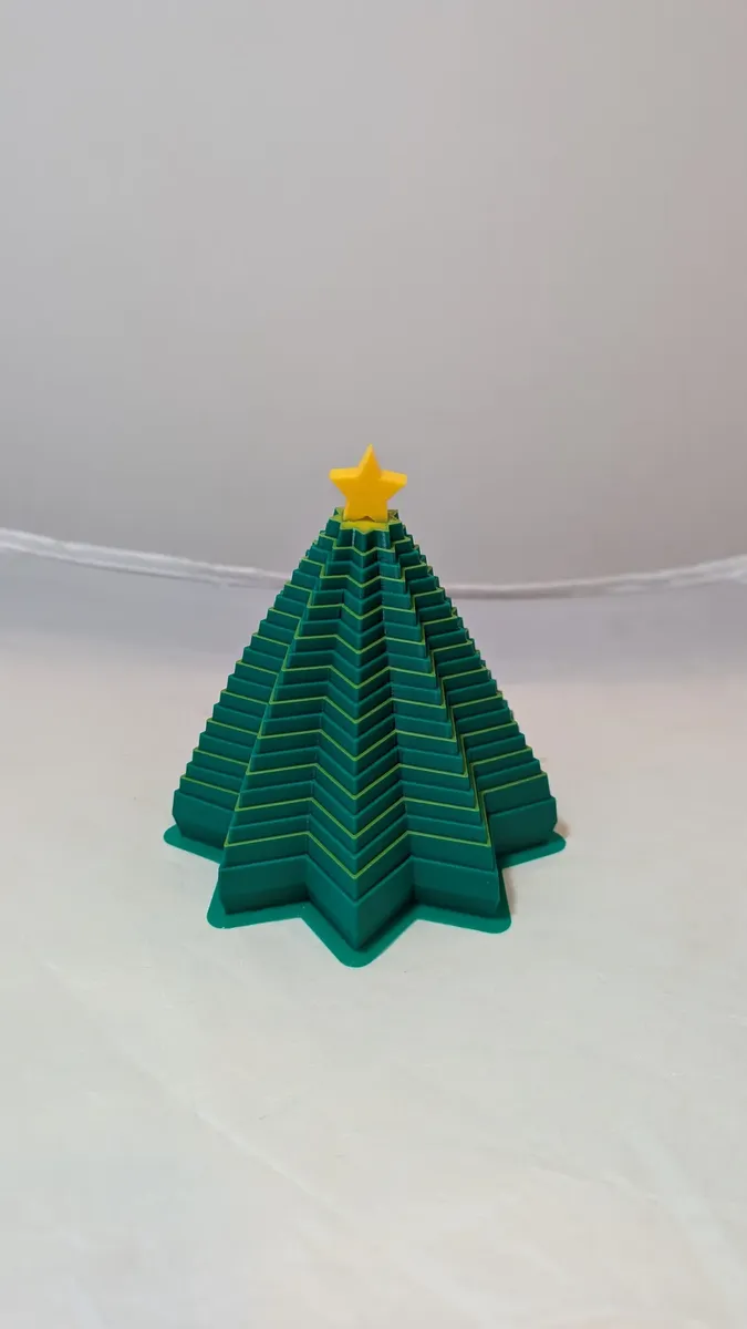 Fidget spinner árbol de Navidad plegable