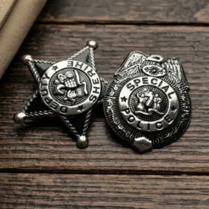 Set de placas de Sheriff de chapa · Cowboy (Japón)