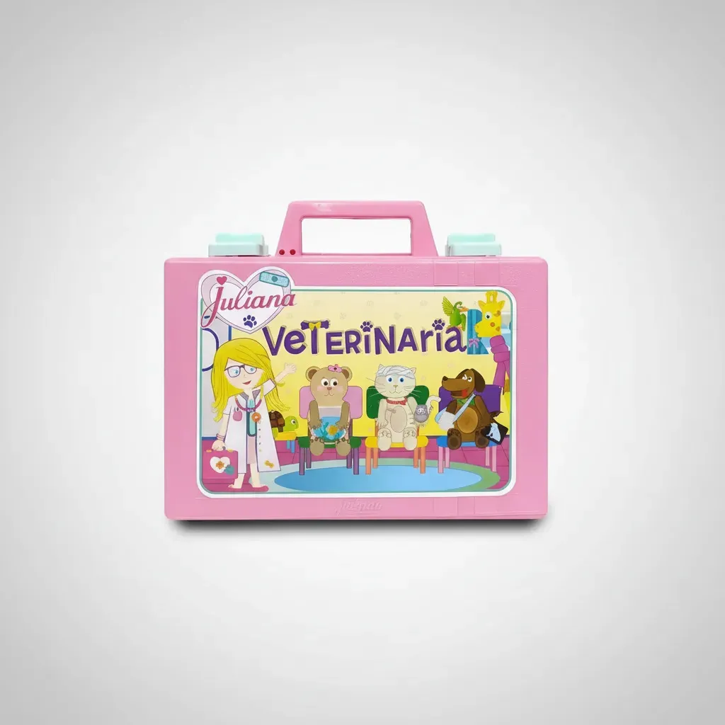 Valija Juliana · Veterinaria con peluche