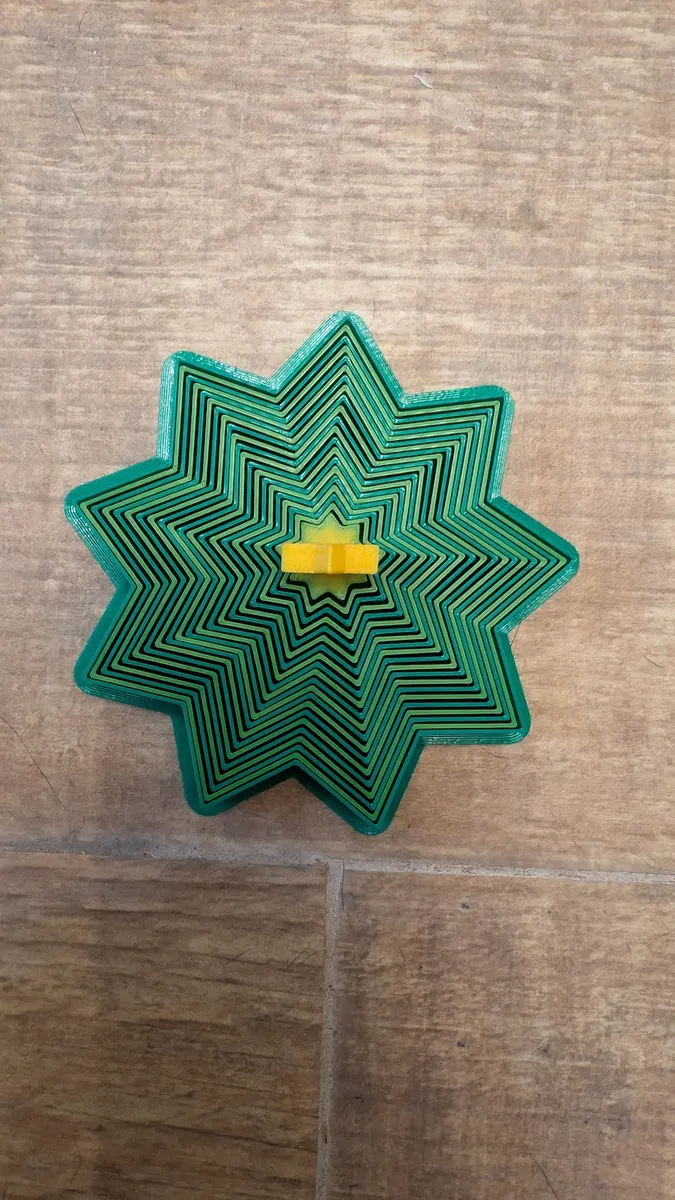 Fidget spinner árbol de Navidad plegable